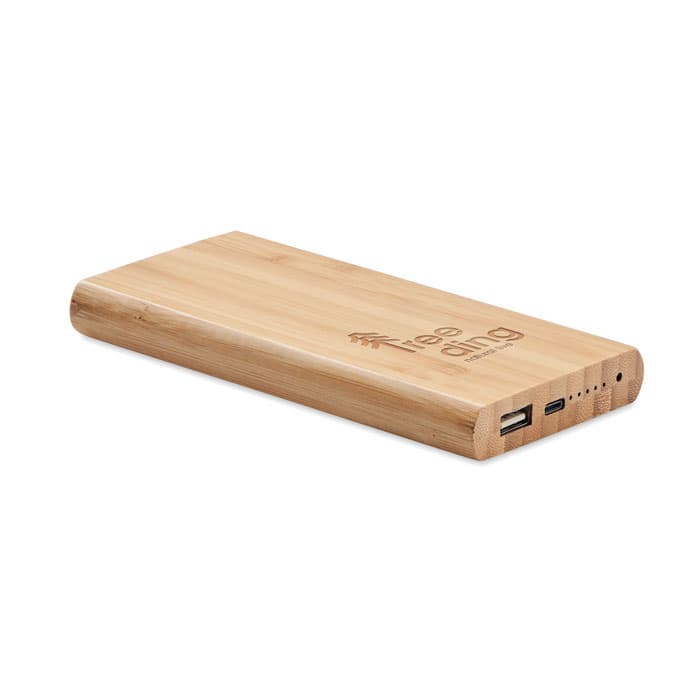 ARENA C Bambusowy power bank 6000 mAh