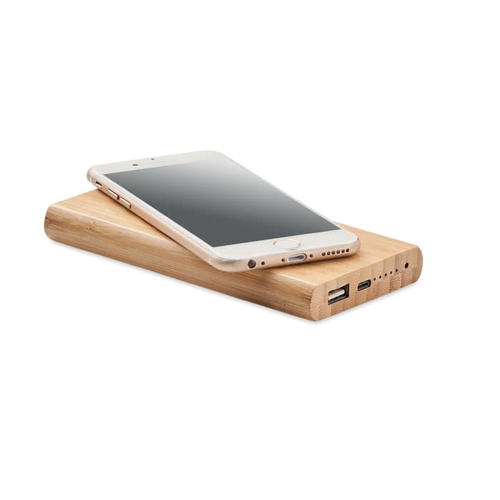 ARENA C Bambusowy power bank 6000 mAh