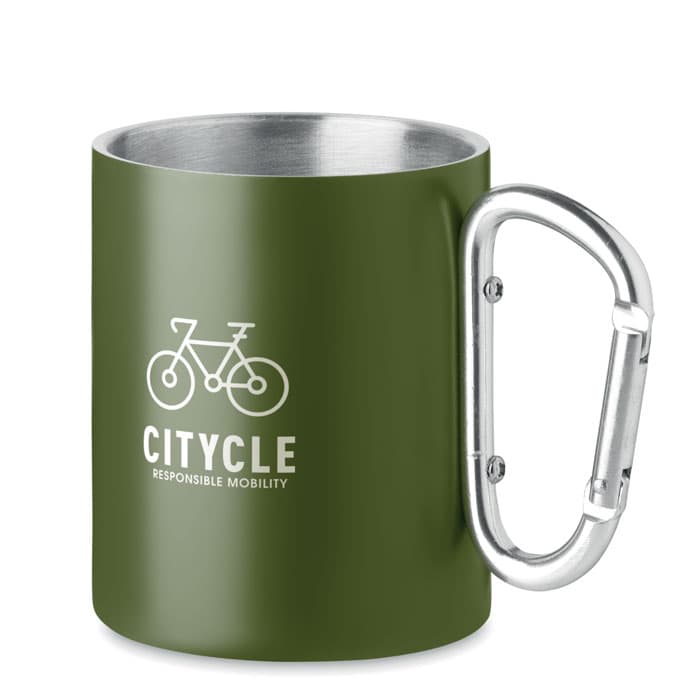 TRUMBA Metalowy dwuścienny kubek300ml