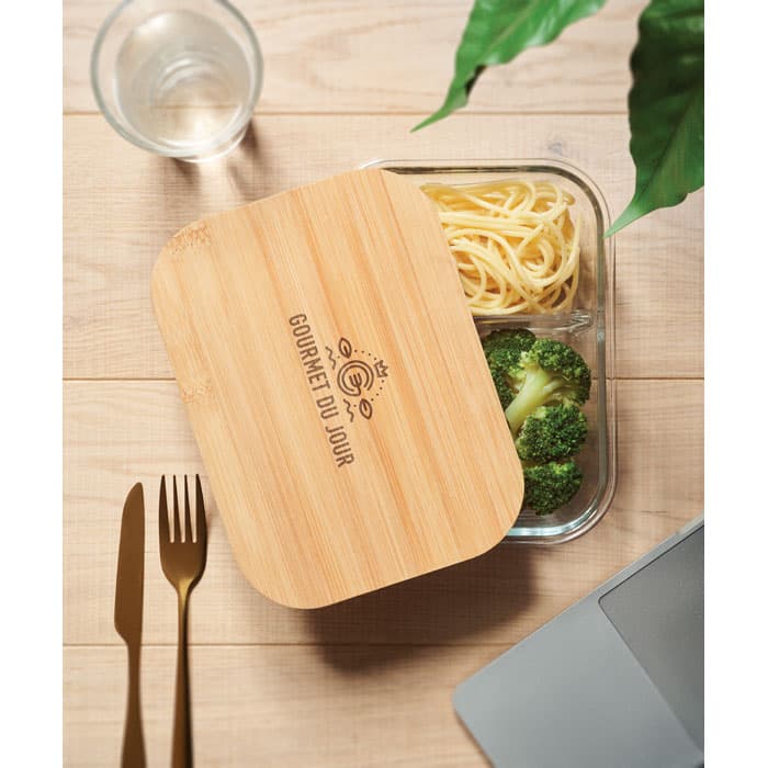 TUNDRA 3 Szklany lunch box z pokrywką