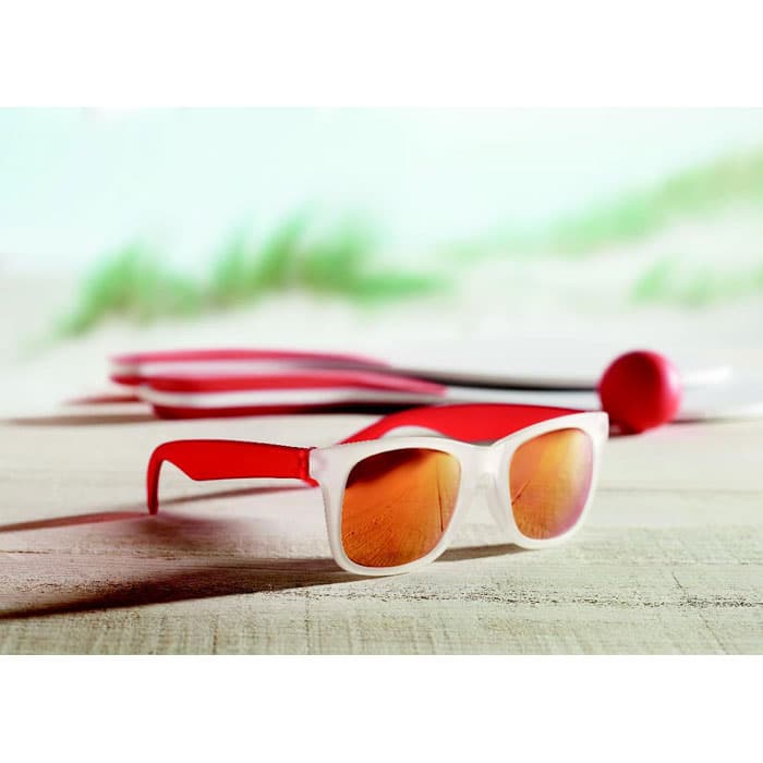 AMERICA TOUCH Lustrzane okulary przeciwsłon