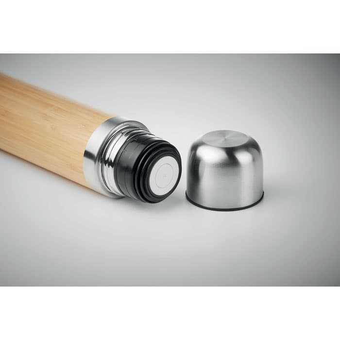 CHAN BAMBOO Termos z bambusową obudową