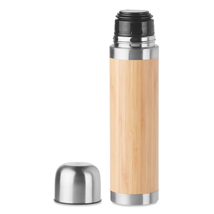 CHAN BAMBOO Termos z bambusową obudową