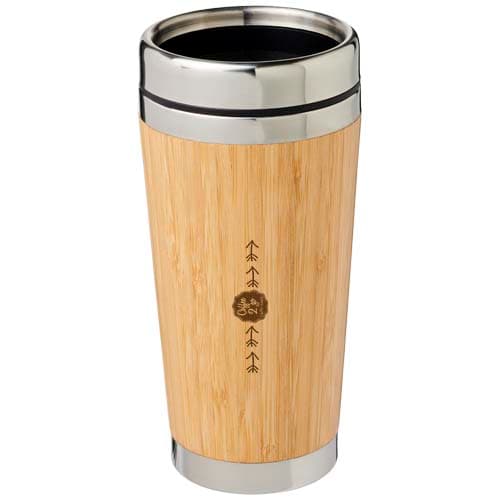 Kubek Bambus z bambusowym wykończeniem o pojemności 450 ml