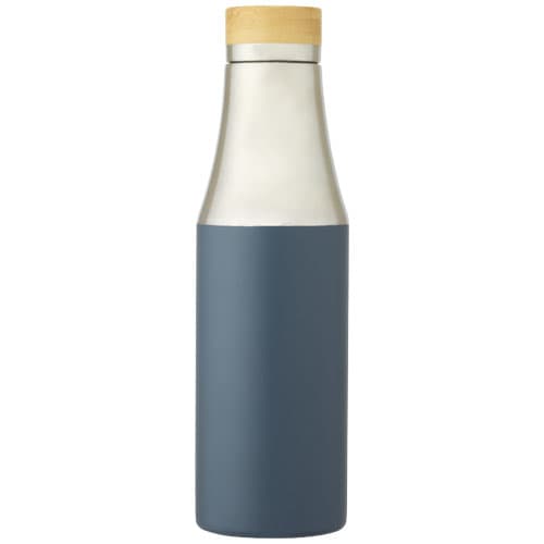 Hulan miedziana, próżniowo izolowana butelka o pojemności 540 ml z bambusową pokrywką
