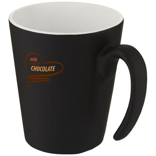 Kubek ceramiczny Oli o pojemności 360 ml z uchwytem