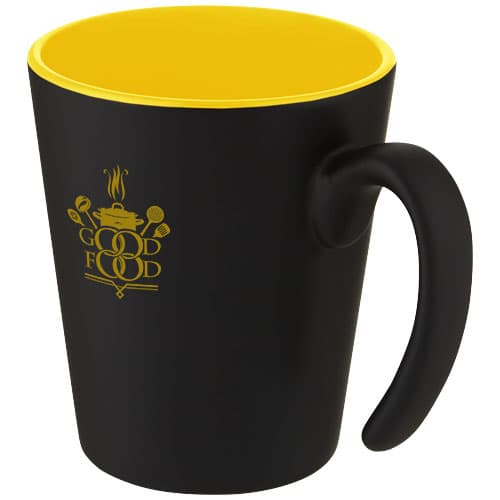 Kubek ceramiczny Oli o pojemności 360 ml z uchwytem