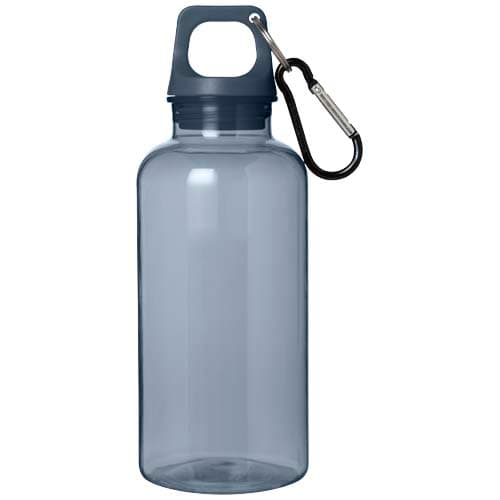 Oregon butelka na wodę o pojemności 400 ml z karabińczykiem wykonana z tworzyw sztucznych pochodzących z recyklingu z certyfi