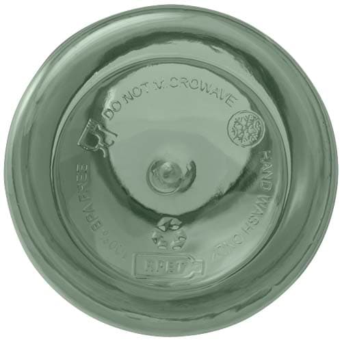Oregon butelka na wodę o pojemności 400 ml z karabińczykiem wykonana z tworzyw sztucznych pochodzących z recyklingu z certyfi