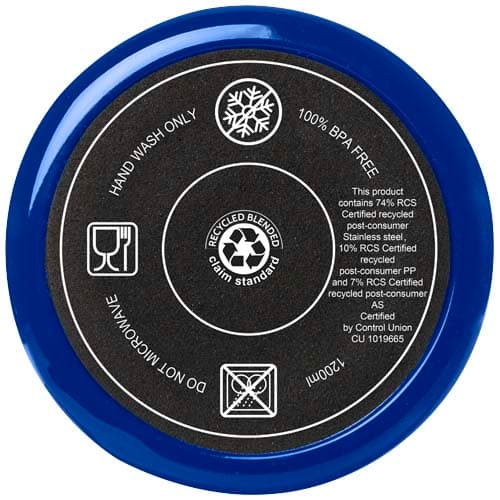 Melbourne kubek ze słomką z certyfikatem RCS 1200 ml