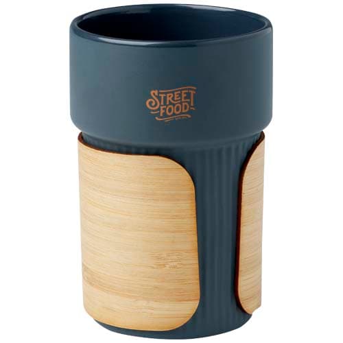 Fika kubek 340 ml z bambusową osłoną