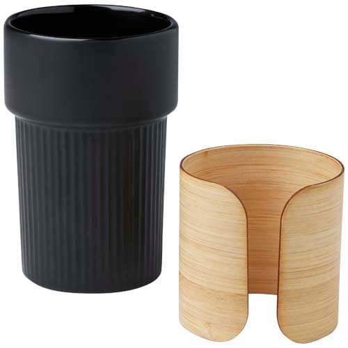 Fika kubek 340 ml z bambusową osłoną