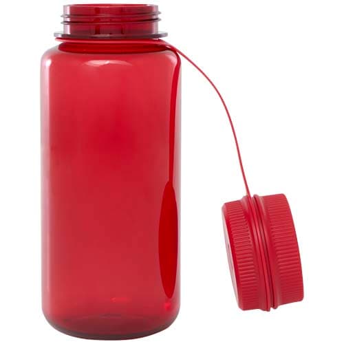 Butelka sportowa Ryder z materiału RPET, z certyfikatem RCS, o pojemności 900 ml, z wielofunkcyjną zakrętką