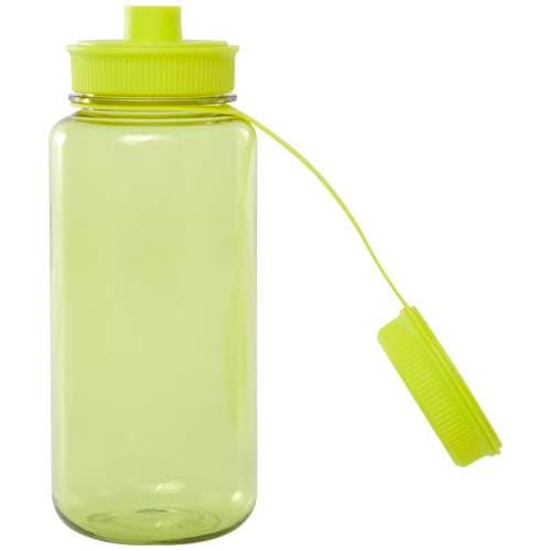 Butelka sportowa Ryder z materiału RPET, z certyfikatem RCS, o pojemności 900 ml, z wielofunkcyjną zakrętką
