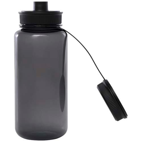 Butelka sportowa Ryder z materiału RPET, z certyfikatem RCS, o pojemności 900 ml, z wielofunkcyjną zakrętką
