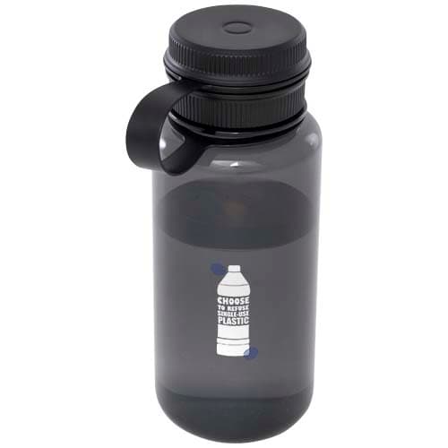 Butelka sportowa Ryder z materiału RPET, z certyfikatem RCS, o pojemności 900 ml, z wielofunkcyjną zakrętką