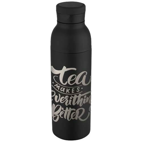 Illuminate butelka termiczna o pojemności 650 ml z podwójnymi ściankami, wykonana ze stali nierdzewnej z recyklingu z certyfi
