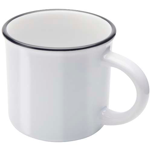 Bari kubek ceramiczny o pojemności 240 ml z błyszczącym wykończeniem