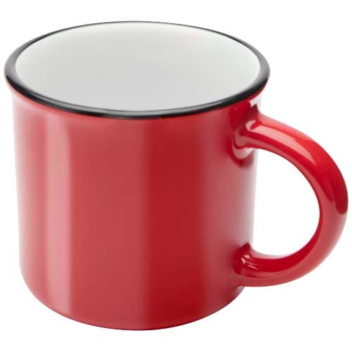 Bari kubek ceramiczny o pojemności 240 ml z błyszczącym wykończeniem