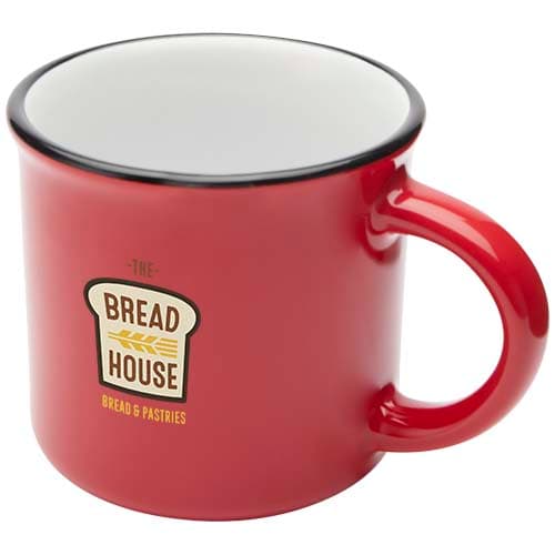 Bari kubek ceramiczny o pojemności 240 ml z błyszczącym wykończeniem