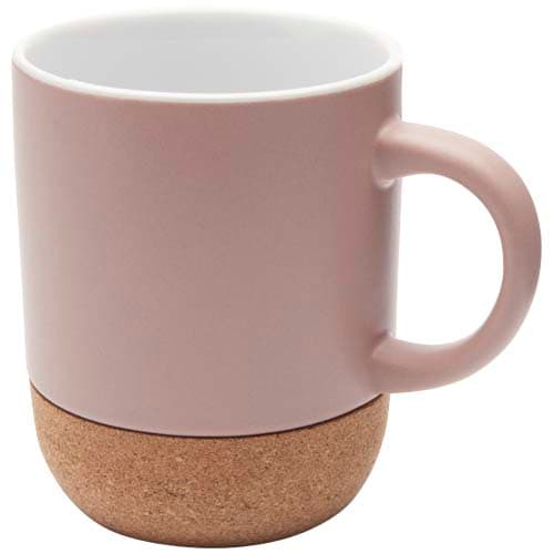 Billie kubek ceramiczny o pojemności 300 ml z detalami z korka i matowym wykończeniem