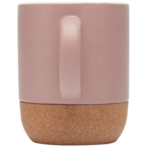 Billie kubek ceramiczny o pojemności 300 ml z detalami z korka i matowym wykończeniem