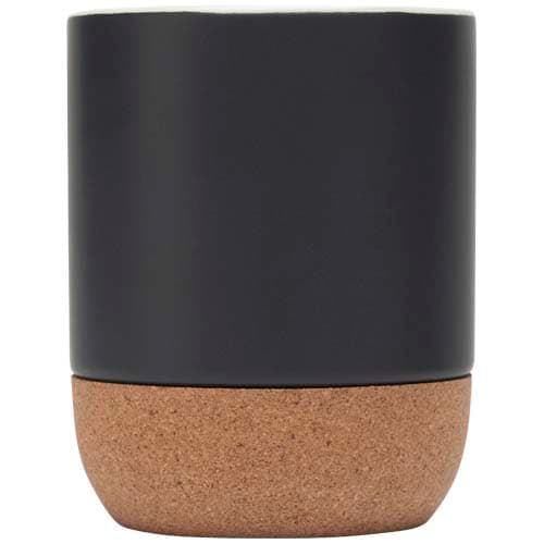 Billie kubek ceramiczny o pojemności 300 ml z detalami z korka i matowym wykończeniem