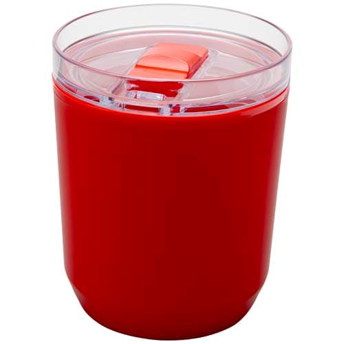 Hudson kubek z podwójnymi ściankami o pojemności 180 ml wykonany z tworzyw sztucznych pochodzących z recyklingu