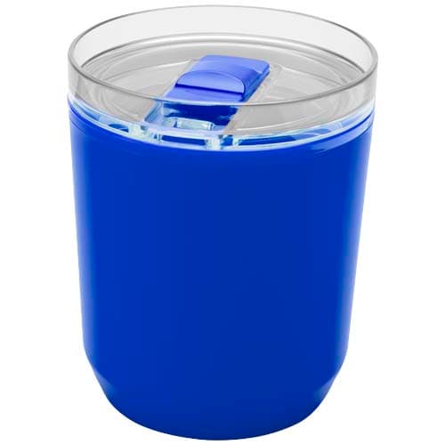 Hudson kubek z podwójnymi ściankami o pojemności 180 ml wykonany z tworzyw sztucznych pochodzących z recyklingu