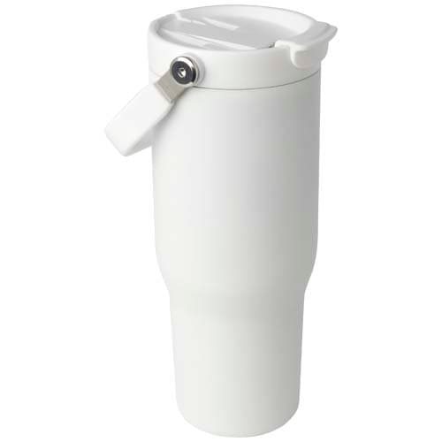 Kubek Bronx o pojemności 900 ml, z izolacją próżniową, wykonany ze recyklingowanej stali nierdzewnej z certyfikatem RCS i z m