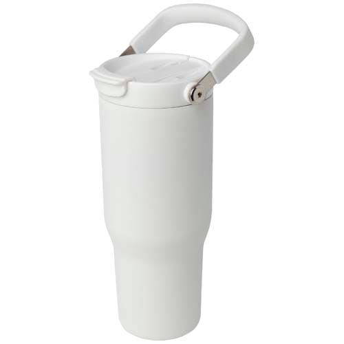Kubek Bronx o pojemności 900 ml, z izolacją próżniową, wykonany ze recyklingowanej stali nierdzewnej z certyfikatem RCS i z m