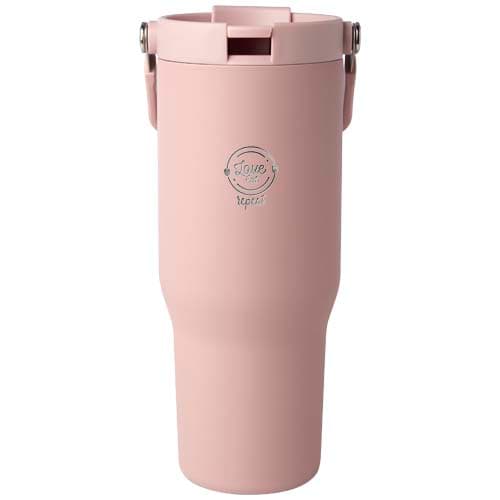 Kubek Bronx o pojemności 900 ml, z izolacją próżniową, wykonany ze recyklingowanej stali nierdzewnej z certyfikatem RCS i z m