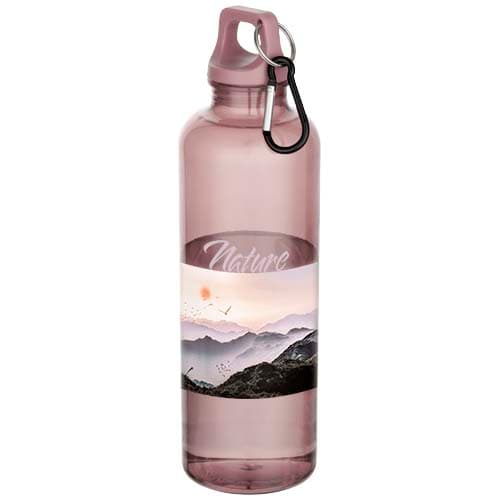 Oregon butelka na wodę o pojemności 750 ml z karabińczykiem wykonana z tworzyw sztucznych pochodzących z recyklingu z certyfi