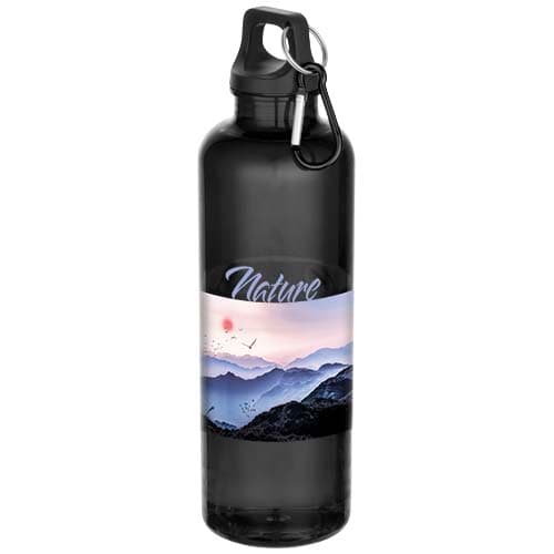 Oregon butelka na wodę o pojemności 750 ml z karabińczykiem wykonana z tworzyw sztucznych pochodzących z recyklingu z certyfi