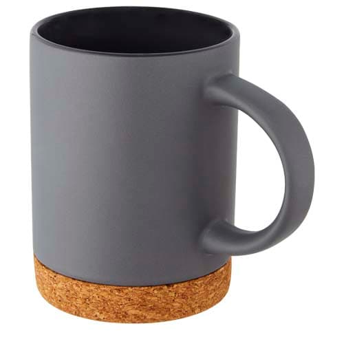 Neiva Kubek ceramiczny o pojemności 425 ml z korkową podstawą