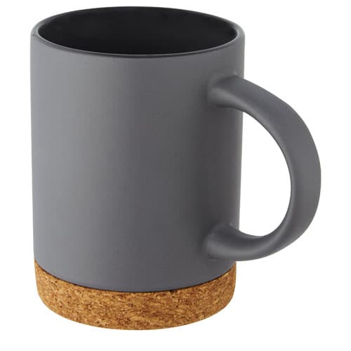 Neiva Kubek ceramiczny o pojemności 425 ml z korkową podstawą