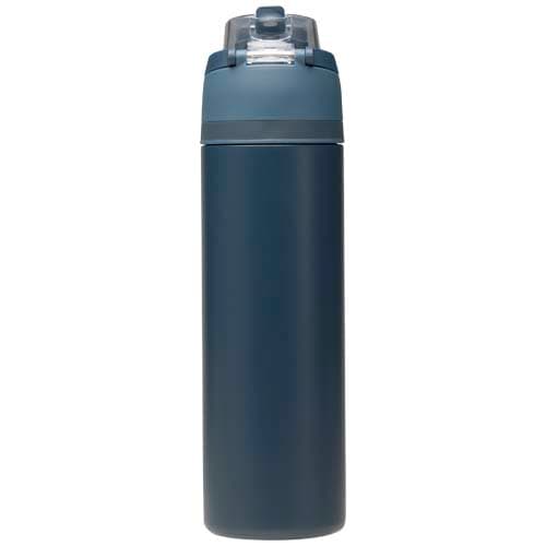 Bidon na wodę Theron 800 ml z jednowarstwowej stali nierdzewnej pochodzącej z recyklingu, certyfikowanej zgodnie z RCS, z pok