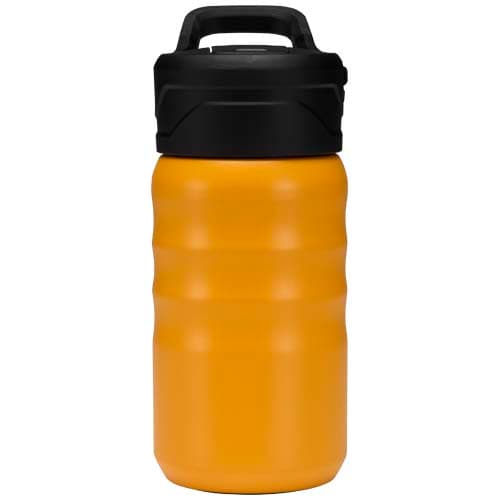 Bidon sportowy Knox o pojemności 350 ml, wykonana ze stali nierdzewnej z podwójnymi ściankami i materiału pochodzącego z recy