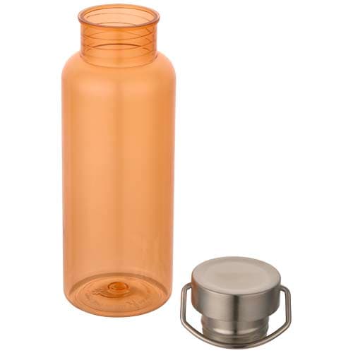 Thor - bidon na wodę wykonany z recyklingowanego tworzywa RPET certyfikowanego standardem RCS, pojemność 600 ml