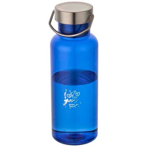 Thor - bidon na wodę wykonany z recyklingowanego tworzywa RPET certyfikowanego standardem RCS, pojemność 600 ml