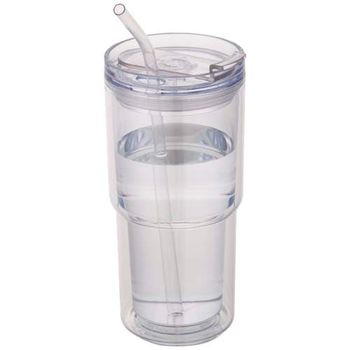 Kubek plastikowy Archer o pojemności 480 ml z podwójnymi ściankami