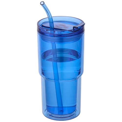 Kubek plastikowy Archer o pojemności 480 ml z podwójnymi ściankami