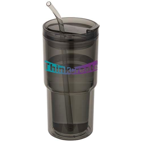Kubek plastikowy Archer o pojemności 480 ml z podwójnymi ściankami