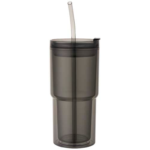 Kubek plastikowy Archer o pojemności 480 ml z podwójnymi ściankami