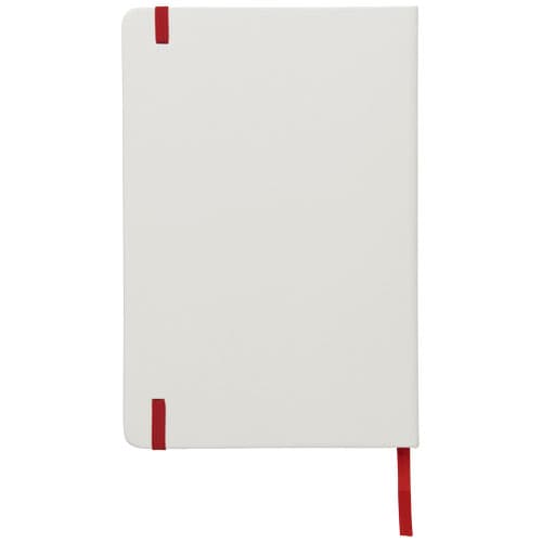 Biały notes A5 Spectrum z kolorowym paskiem