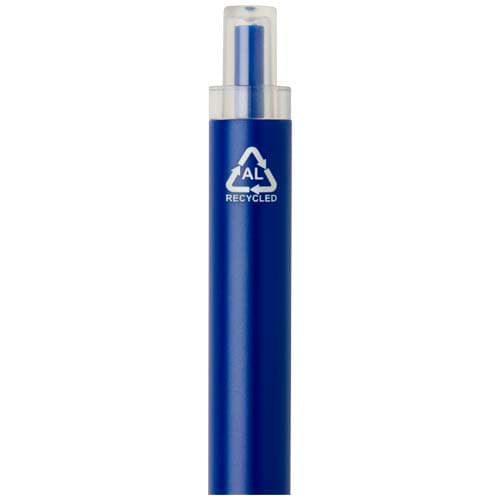 Długopis Spectrum wykonany z recyklingowanego aluminium (niebieski tusz)