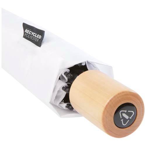 Składany wiatroodporny parasol 51 cm z PET z recyklingu Birgit