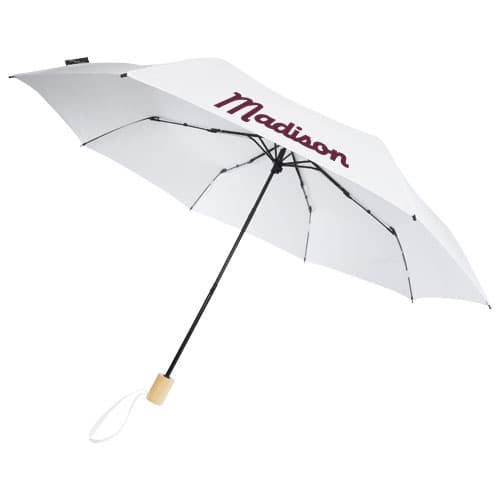 Składany wiatroodporny parasol 51 cm z PET z recyklingu Birgit