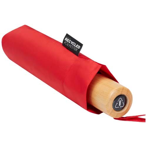 Składany wiatroodporny parasol 51 cm z PET z recyklingu Birgit