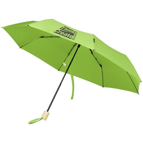Składany wiatroodporny parasol 51 cm z PET z recyklingu Birgit